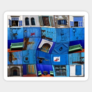 MOROCCAN COLOUR ME BLUE Sticker